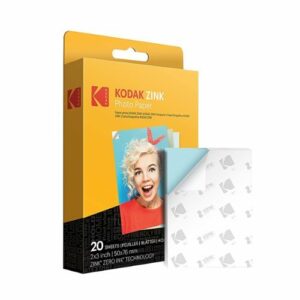 Kodak - Step Instant Photo Printer with 2" x 3" Zink Photo Paper, Deluxe Case, Album & More! - White