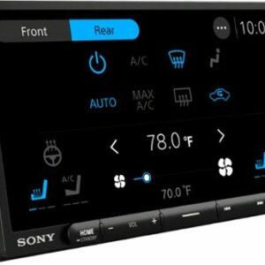 Sony - 7" Wireless Apple CarPlay and Android Auto Digital Media Receiver Maestro Compatible - Black