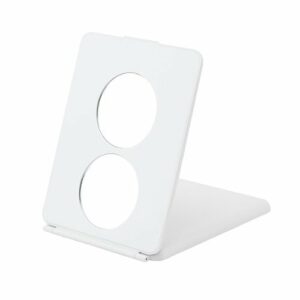 Glo-Tech - Slim Travel LED Mirror - White