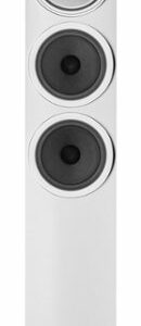 Bowers & Wilkins - 700 Series 3 Floorstanding Speaker with 1" Tweeter on Top and Two 6.5" Bass Drivers (Each) - White