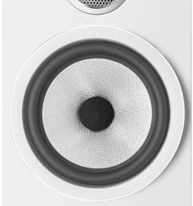 Bowers & Wilkins - 700 Series 3 Bookshelf Speaker with 1" Tweeter and 6.5" Midbass (Pair) - White