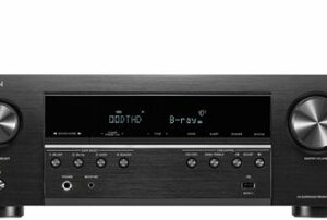 Denon - AVR-S570BT (70W X 5) 5.2-Ch. Bluetooth Capable 8K Ultra HD HDR Compatible AV Home Theater Receiver - Black