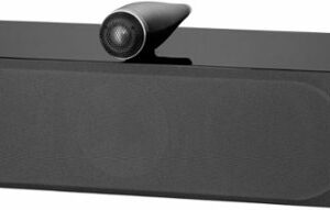 Bowers & Wilkins - 700 Series 3 Center Channel with 1" Tweeter On Top and Two 6.5" Bass Drivers (Each) - Gloss Black