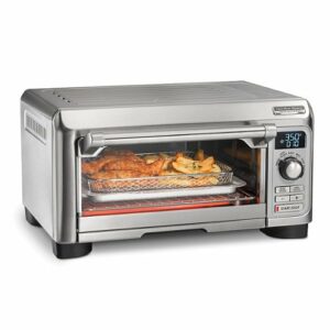 Hamilton Beach - Professional Sure-Crisp .55 Cubic Foot Air Fry Digital Toaster Oven - STAINLESS STEEL