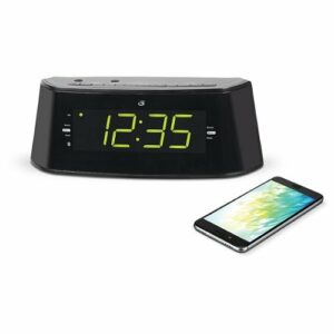 GPX - Bluetooth CD Clock Radio - Black