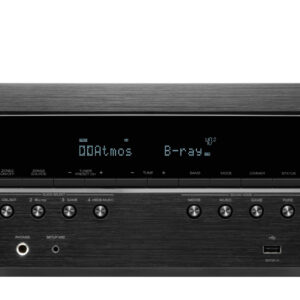 Denon - AVR-S970H 90W 7 Ch Bluetooth Capable HDR Compatible with HEOS and Dolby Atmos 8K Ultra HD AV Home Theater Receiver - Black