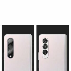 SaharaCase - ZeroDamage Camera Lens Protector for Samsung Galaxy Z Fold4 (2-Pack) - Clear/Black