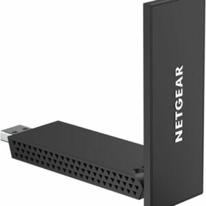 NETGEAR - Nighthawk AXE3000 Tri-Band Wi-Fi 6E USB 3.0 Adapter - Black