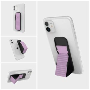 CLCKR - Phone Grip and Stand for Most Cell Phones - Lilac