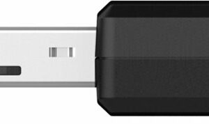 ASUS - Dual-Band WiFi 6 AX1800 USB Network Adapter - Black