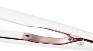 T3 - Smooth ID 1” Smart Flat Iron with Touch Interface - White & Rose Gold