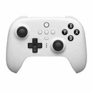 8BitDo - Ultimate Bluetooth Controller for Nintento Switch and Windows PCs with Dock - White