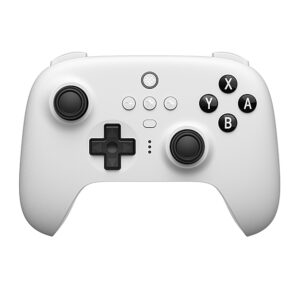 8BitDo - Ultimate Bluetooth Controller for Nintento Switch and Windows PCs with Dock - White