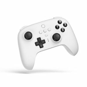 8BitDo - Ultimate Bluetooth Controller for Nintento Switch and Windows PCs with Dock - White