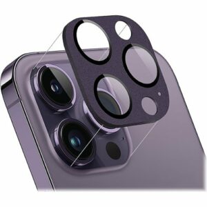 SaharaCase - ZeroDamage Camera Lens Protector for Apple iPhone 14 Pro and iPhone 14 Pro Max (2-Pack) - Purple