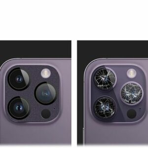 SaharaCase - ZeroDamage Camera Lens Protector for Apple iPhone 14 Pro and iPhone 14 Pro Max (2-Pack) - Purple