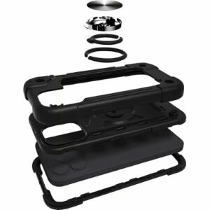 SaharaCase - DualShock Series Case for Apple iPhone 14 Pro Max - Black