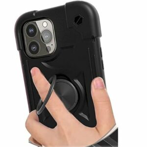 SaharaCase - DualShock Series Case for Apple iPhone 14 Pro Max - Black