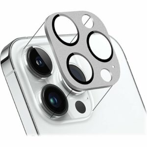 SaharaCase - ZeroDamage Camera Lens Protector for Apple iPhone 14 Pro and iPhone 14 Pro Max (2-Pack) - Silver