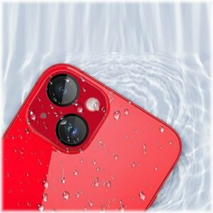 SaharaCase - ZeroDamage Camera Lens Protector for Apple iPhone 14 and iPhone 14 Plus (2-Pack) - Red