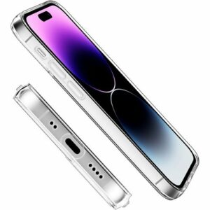 SaharaCase - Hybrid-Flex Hard Shell Case for Apple iPhone 14 Pro Max - Clear