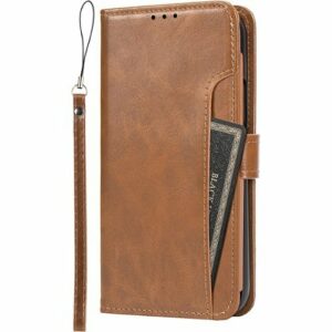 SaharaCase - Folio Wallet Case for Apple iPhone 14 Pro - Brown