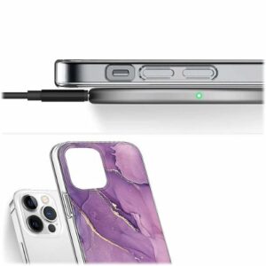 SaharaCase - Marble Series Case for Apple iPhone 14 Pro - Purple Marble