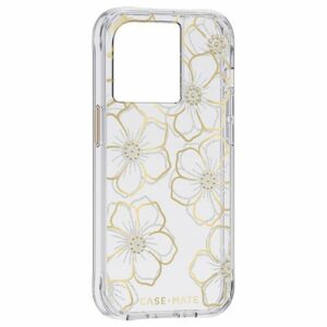 Case-Mate - Hardshell Case for iPhone 14 Pro - Floral Gems