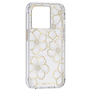 Case-Mate - Hardshell Case for iPhone 14 Pro - Floral Gems