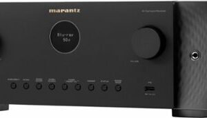 Marantz - Cinema 60 100W 7.2-Ch Bluetooth Capable with HEOS 8K Ultra HD HDR Compatible A/V Home Theater Receiver with Alexa - Black