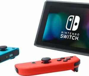 Nintendo - Switch with Neon Blue and Neon Red Joy‑Con