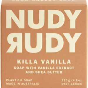 Nudy Rudy - Bar Soap - Killa Vanilla - White