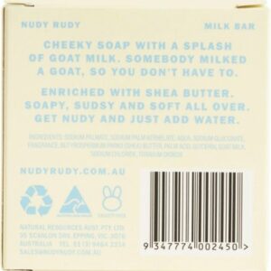 Nudy Rudy - Bar Soap-Milk Bar - White