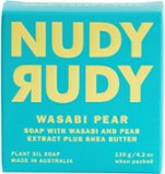 Nudy Rudy - Bar Soap - Wasabi Pear - White