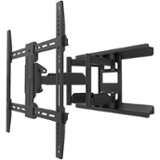 Kanto - Full Motion TV Wall Mount for Metal Studs for Most  34" to 65" TVs - Black