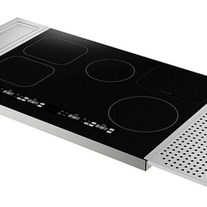 Sharp - 30" Built-In Induction Cooktop Side Accessories Included - Black