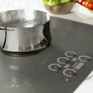 Monogram - 36" Built-In Electric Cooktop - Black Graphite