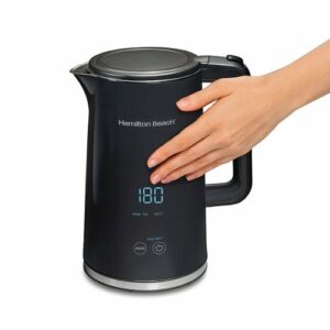 Hamilton Beach - Cool-Touch Digital 1.7 Liter Kettle - Black