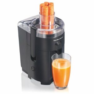 Hamilton Beach - HealthSmart Compact Juice Extractor - Black