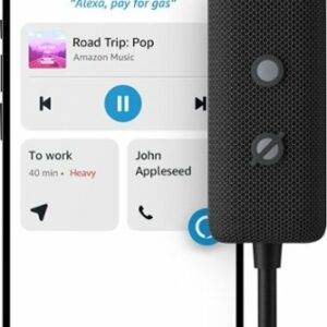 Amazon - Echo Auto (2nd Gen) with Alexa Voice Assistant