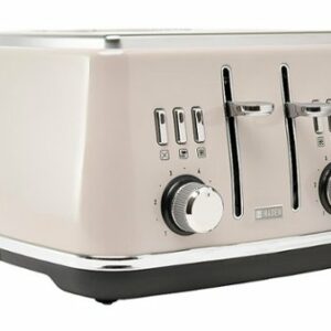 Haden - Cotswold 4 Slice Toaster - Putty and Chrome