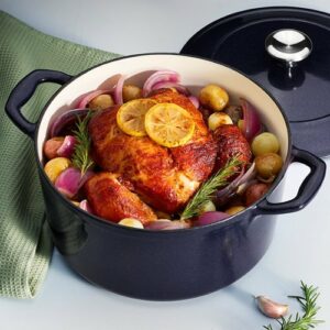 Tramontina - 5.5Qt Round Covered Dutch Oven - Blue