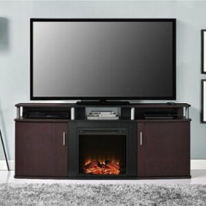 Ameriwood Home - Carson Electric Fireplace TV Console - Cherry