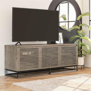 Alphason - 68" Media Console for TVs up to 77" - Sterling Oak Veneer