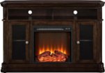 Ameriwood Home - Brooklyn Electric Fireplace TV Console - Espresso