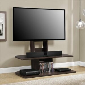 Ameriwood Home - Galaxy TV Stand with Mount for TVs up to 65" - Espresso