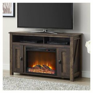 Ameriwood Home - Farmington Electric Fireplace TV Console - Rustic