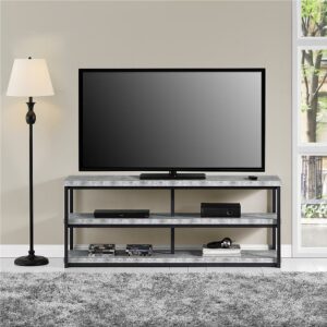 Ameriwood Home - Ashlar TV Stand for TVs up to 65" - Light Concrete