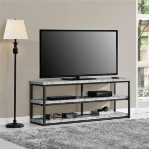 Ameriwood Home - Ashlar TV Stand for TVs up to 65" - Light Concrete