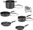 Cuisinart - SmartNest Nonstick Aluminum 9-Piece Set - Black